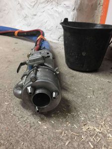 projection de chanvre