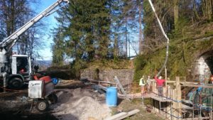 rénovation d'un fort