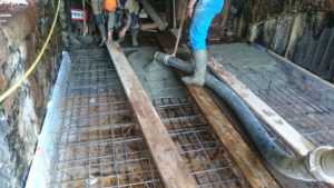 rénovation d'un fort